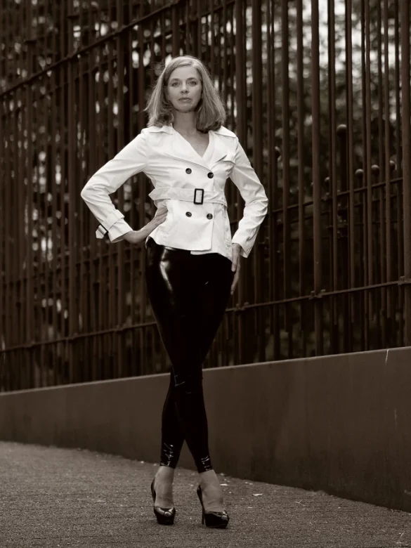 Foto van model in het Duinpark van Den Helder