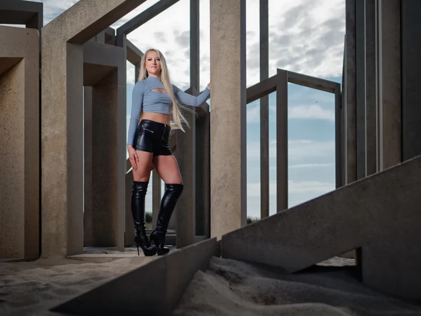 Modelshoot Zandwacht