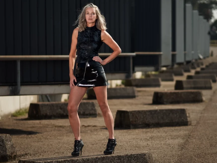Fotoshoot met model in Maritiem Den Helder