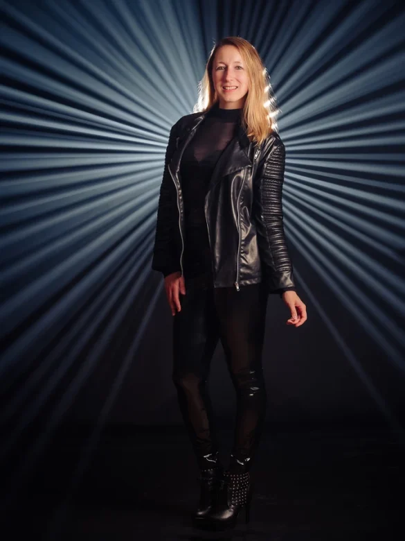 Foto van model in de spot