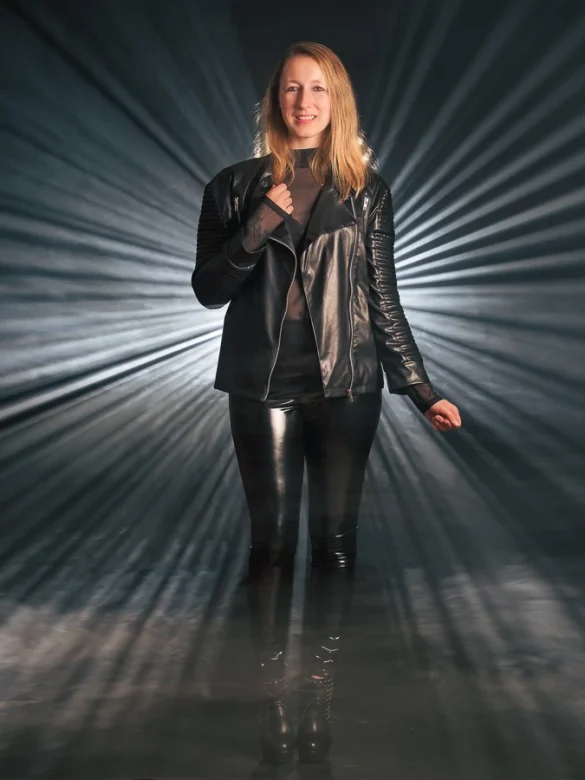 Foto van model in de spot