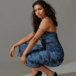 Foto van model in fotostudio