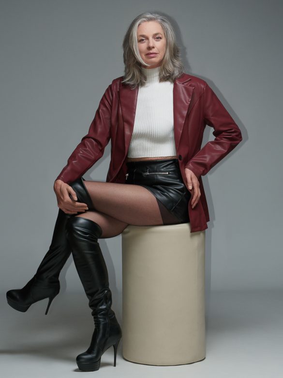 Foto van model gemaakt door HugoFoto in de fotostudio in Den Helder