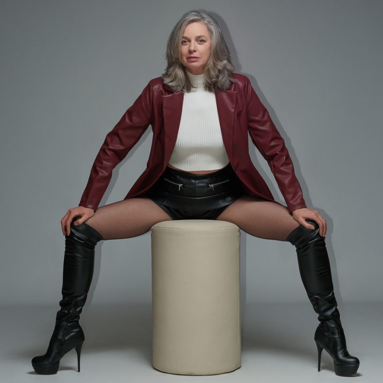 Foto van model gemaakt door HugoFoto in de fotostudio in Den Helder