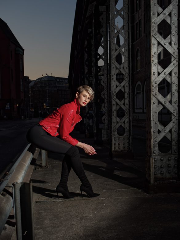 Foto gemaakt door HugoFoto van model in Speicherstadt - Hamburg