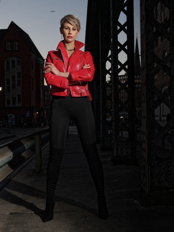 Foto gemaakt door HugoFoto van model in Speicherstadt - Hamburg