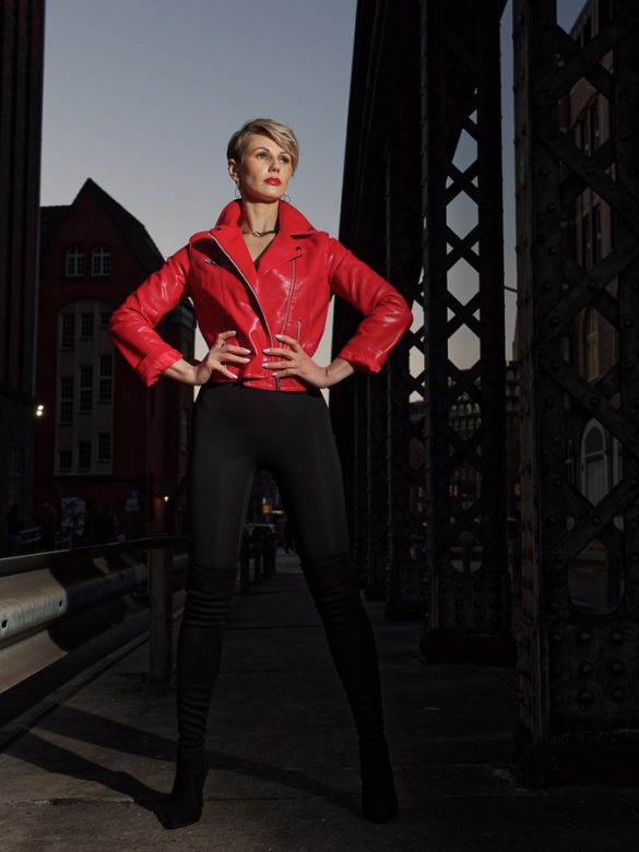 Foto gemaakt door HugoFoto van model in Speicherstadt - Hamburg