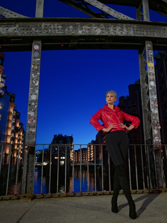 Foto gemaakt door HugoFoto van model in Speicherstadt - Hamburg
