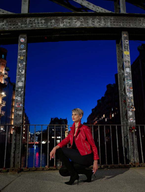 Foto gemaakt door HugoFoto van model in Speicherstadt - Hamburg