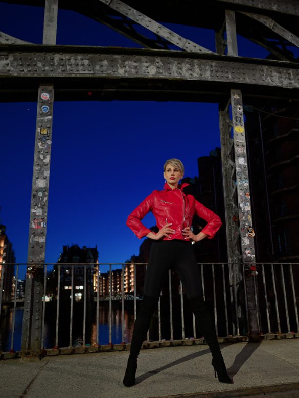 Foto gemaakt door HugoFoto van model in Speicherstadt - Hamburg