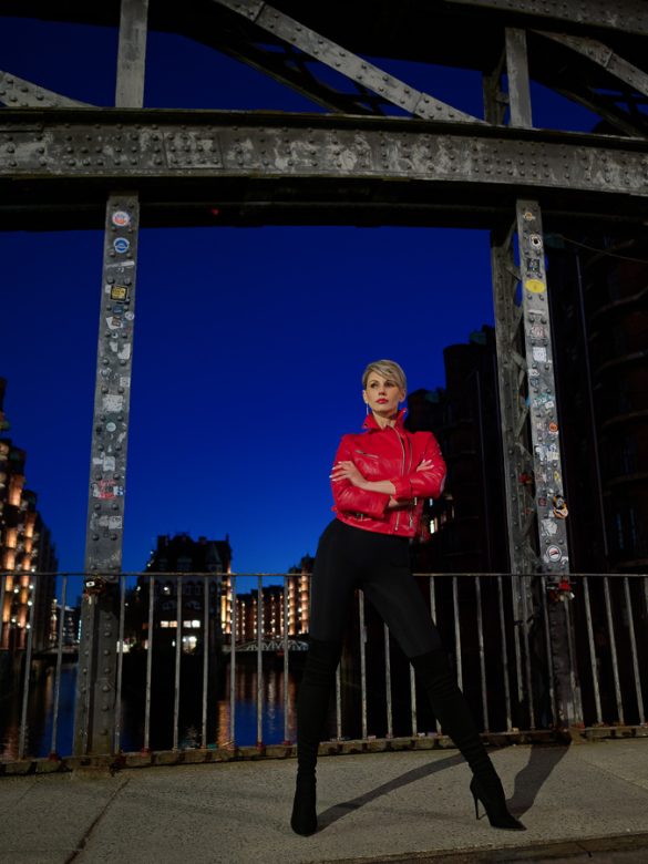 Foto gemaakt door HugoFoto van model in Speicherstadt - Hamburg