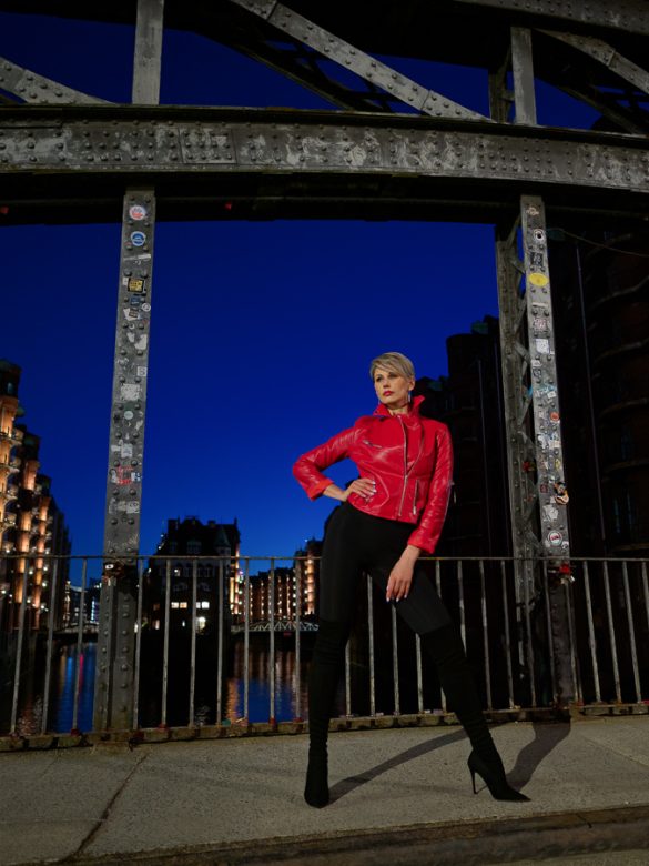 Foto gemaakt door HugoFoto van model in Speicherstadt - Hamburg