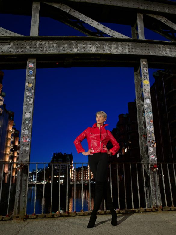 Foto gemaakt door HugoFoto van model in Speicherstadt - Hamburg
