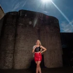 Foto van model bij Fort Kijkduin gemaakt door HugoFoto