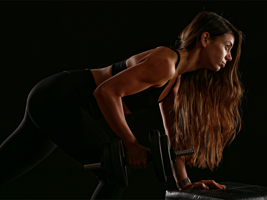 Fitnessmodel gefotografeerd door HugoFoto
