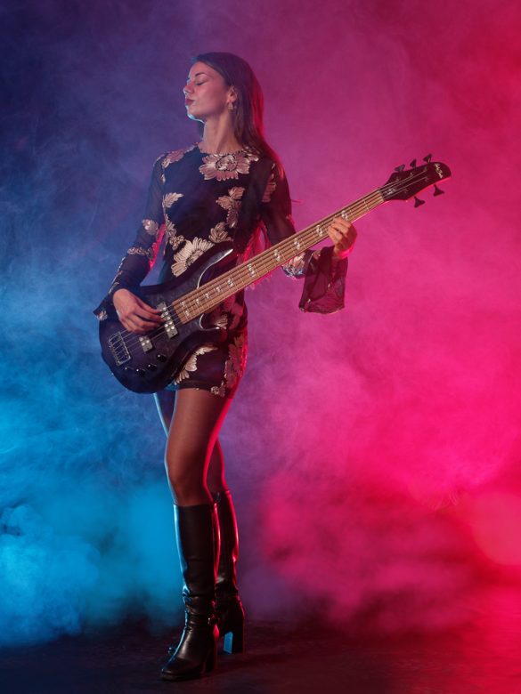 Gitarist gefotografeerd door HugoFoto