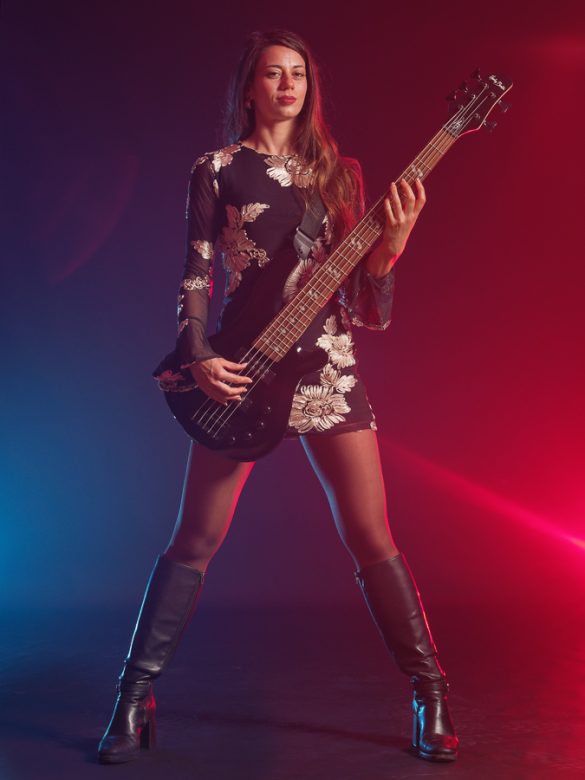 Gitarist gefotografeerd door HugoFoto