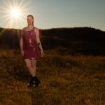 Foto van model bij zonsondergang gemaakt door HugoFoto